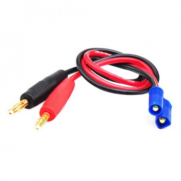 EC3 to Banana Plug 4 mm Battery Charge Cable